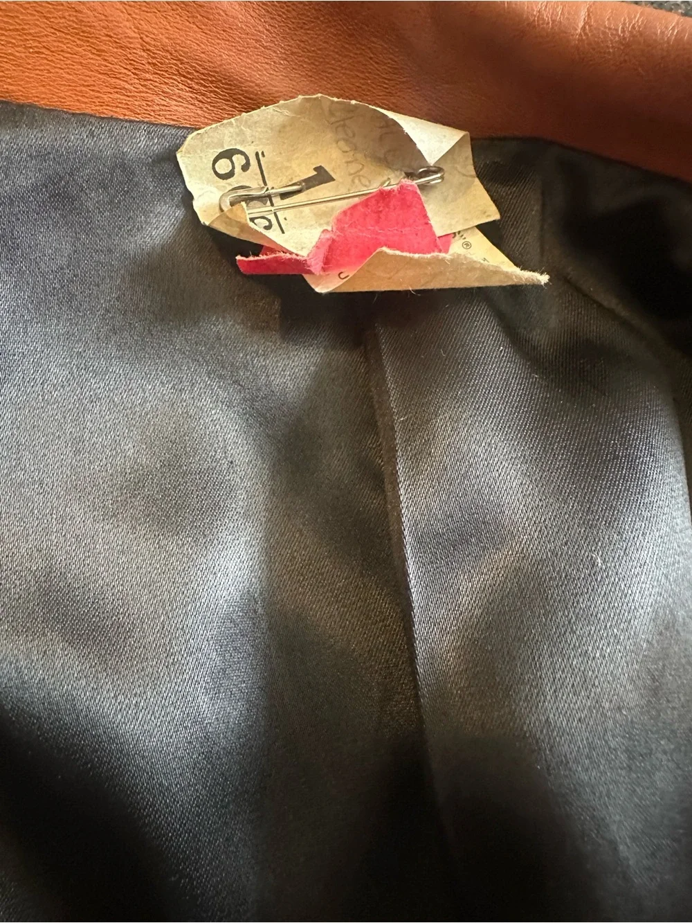 Vintage 70s Scully Leatherwear Cognac Leather Car Coat Jacket Blazer Mens 46 XL
